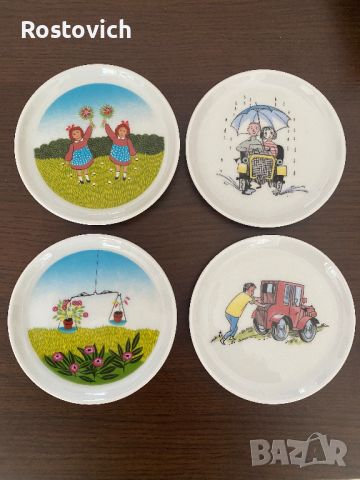 Розетни чинийки « Fürstenberg», Германия. 1970 г., снимка 1