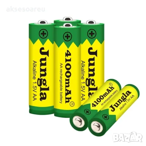 100% оригинална нова висококачествена AA батерия 1.5V 4100mAh акумулаторна AA батерия за LED светлин, снимка 6 - Батерии, зарядни - 48980536