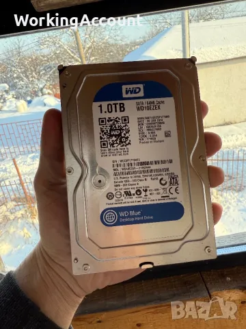 Продавам 1 tb hdd wd blue, снимка 1 - Твърди дискове - 49210844