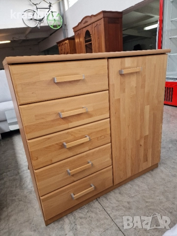 К-т Масивна Спалня-180/200см..с Нощни Шкафчета и Скрин -внос от Германия!, снимка 6 - Спални и легла - 52165978