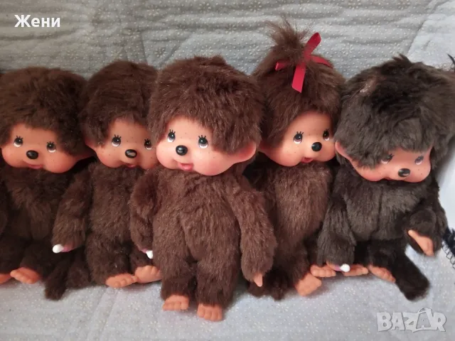 Оригинални кукли Monchhichi Мончичи маймунки, снимка 3 - Кукли - 48263494