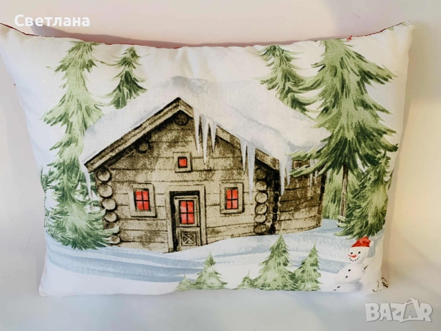 Коледни възглавнички, снимка 9 - Декорация за дома - 52668439