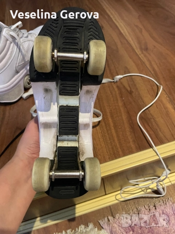 Уникални маратонки-кънки стелка 23,5, снимка 6 - Детски велосипеди, триколки и коли - 52613894