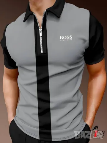 мъжки тениски с яка Hugo boss prd louis vuitton , снимка 5 - Тениски - 48955699