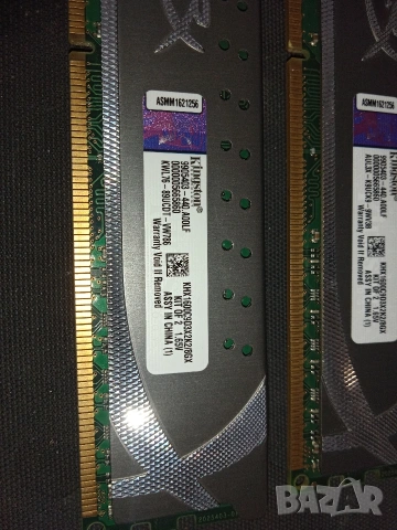 RAM DDR3 Kingston 1600 Mh 2x4Gb , снимка 2 - RAM памет - 53209351