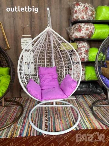 люлка- градинска люлка тип яйце, гнездо, висяща, снимка 13 - Градински мебели, декорация  - 52235455