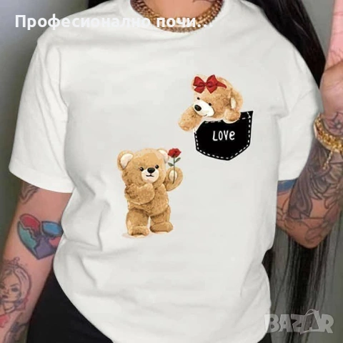 Тениски С ДО 5ХЛ РАЗМЕР  Права кройка  Модела се произвежда в България  Памук  Гръдна обиколка/дължи, снимка 6 - Потници - 54011052