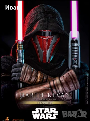 HOT TOYS Star Wars: Knights of the Old Republic VGM62 Darth Revan 1/6th Scale Collectible Figure, снимка 3 - Колекции - 53999668