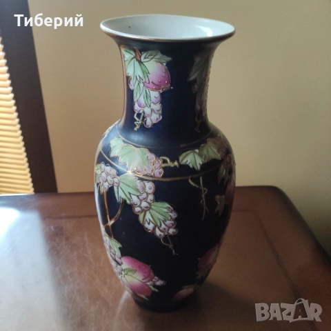 Порцеланова ваза голяма Satsuma, снимка 3 - Вази - 52071077