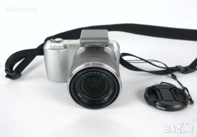 Фотоапарат Sony NEX-C3 + обектив Sony SEL 1855, снимка 4 - Фотоапарати - 45595330