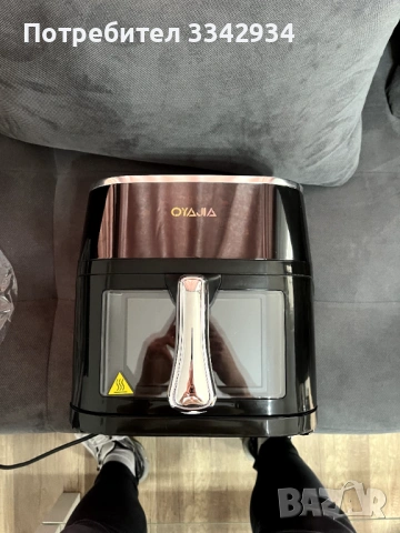 Еар Фрайър Oyajia - Airfryer - фритюрник с горещ въздух - 8 литра - ЧИСТО НОВ, снимка 3 - Фритюрници - 54184743