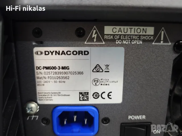  професионален активен мишпулт миксер смесител стъпало DYNACORD PowerMate 600 - 3, снимка 11 - Ресийвъри, усилватели, смесителни пултове - 49098164