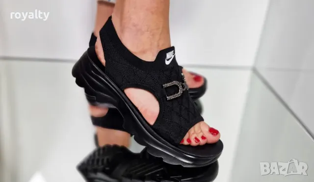 Nike черни дамски сандали , снимка 9 - Сандали - 50394165