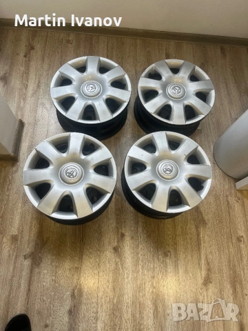 Железни джанти с тасове 15 4/100 тойота, снимка 11 - Гуми и джанти - 53494317