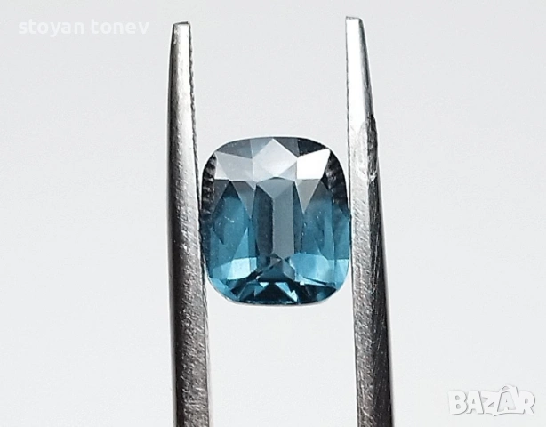 Рядък естествен син шпинел от Танзания - 1.28 карата! Сертифициран!, снимка 7 - Други - 54072376