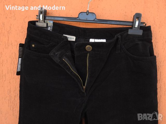 Дамски черни джинси панталони стреч слим CANDA W32 (42) НОВИ , снимка 8 - Панталони - 45634844
