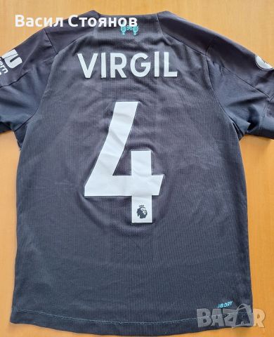 Ливърпул / Liverpool #4 Virgil Van Dijk New Balance 2019-20г. - детски М ръст 134см.
