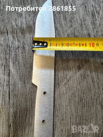 Заготовка за нож (неръждаема стомана 2мм), снимка 4 - Ножове - 51471488