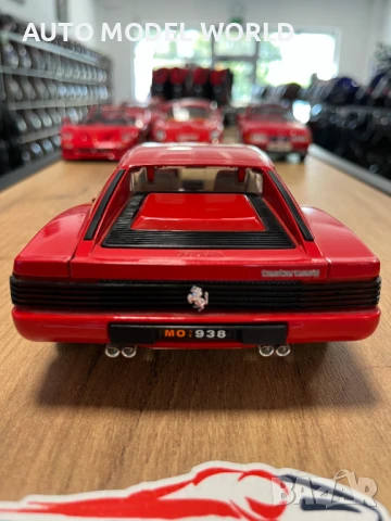 Метална колекционерска количка модел BURAGO FERRARI 1984г.1:18, снимка 5 - Колекции - 51148964