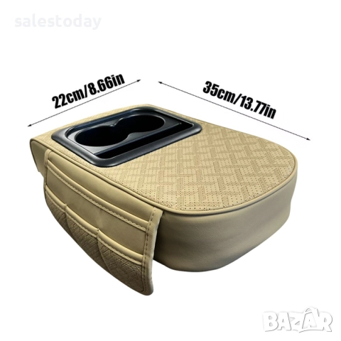 Подлакътник- органайзер, еко кожа, бежав, снимка 3 - Аксесоари и консумативи - 51566994