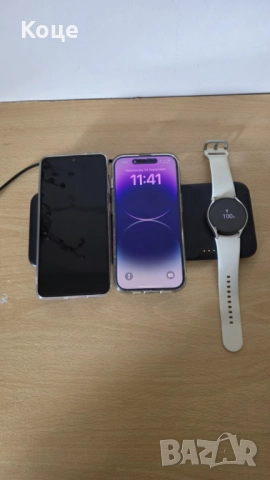 Комплект Samsung Galaxy Watch 6 + Tripple charger + Strap, снимка 2 - Резервни части за телефони - 52370049