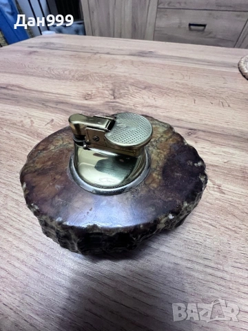 Винтидж алабастрова настолна запалка Romano Bianchi