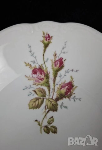 Сервиз за хранене с рози - Johann Haviland, снимка 6 - Сервизи - 49680084