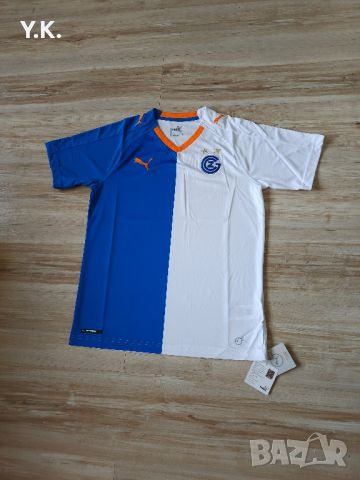 Оригинална мъжка тениска Puma DryCell x Grasshopper Club Zurich / Season 18-19 (Home), снимка 2 - Тениски - 45157018