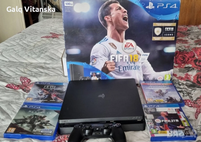 ps4 конзола в перфектно състояние, снимка 3 - PlayStation конзоли - 52497303