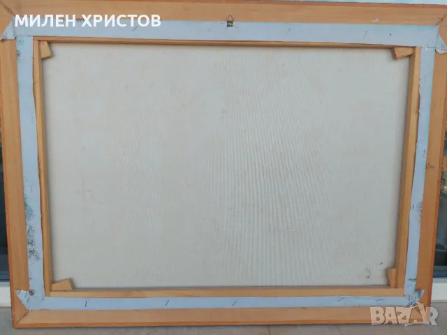 Голяма маслена картина-Авторска с подпис-размери 78см/58см, снимка 3 - Картини - 50041392