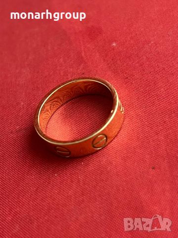 Златен пръстен, снимка 1 - Пръстени - 45786365