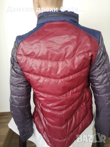 Дамско яке G-Star RAW® BLOCK QUILTED OVERSHIRT WMN MERLOT, размер M, /326, снимка 4 - Якета - 46370065