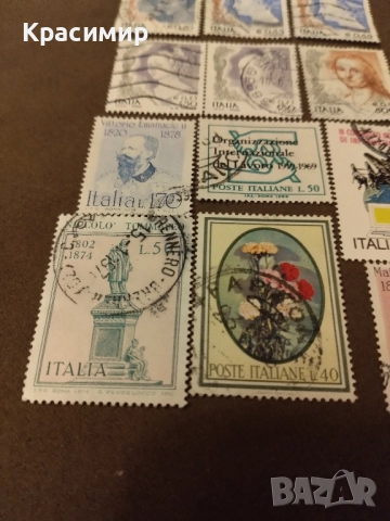Пощенски марки Италия , снимка 9 - Филателия - 51695341