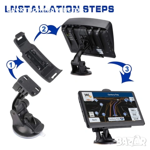 Универсална мултимедия Навигация за автомобил, бус и камион , снимка 5 - Навигация за кола - 53040775