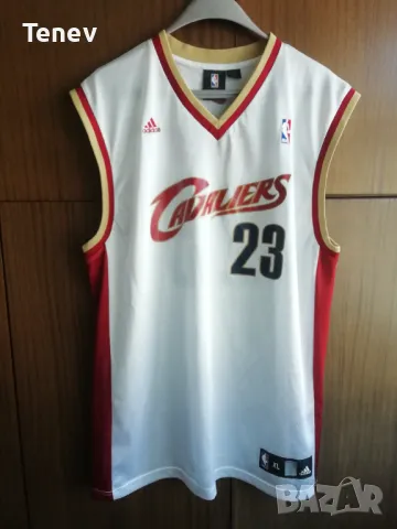 Cleveland Cavaliers Lebron James Adidas XL NBA оригинален потник Леброн Джеймс Jersey , снимка 2 - Тениски - 47016472