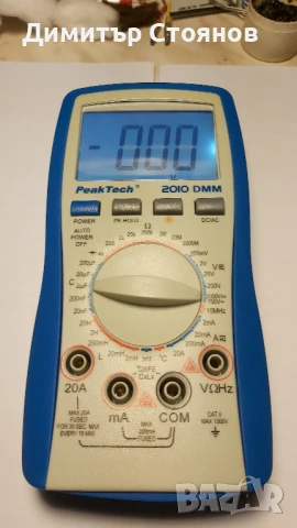Продавам цифров мултицет PeakTech 2010 DMM, снимка 2 - Друга електроника - 51314911
