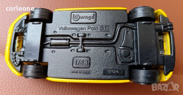 Volkswagen Polo GTI - мащаб 1:43 на bBurago моделът е в добро състояние, снимка 6 - Колекции - 50667066