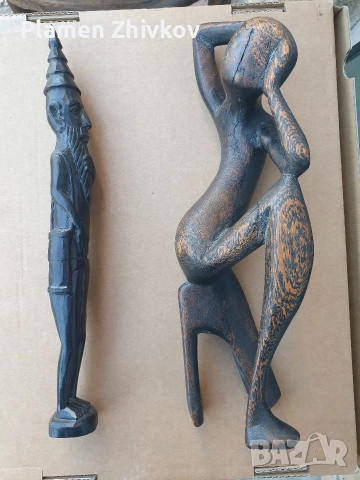 Африкански пластики от дърво, снимка 2 - Антикварни и старинни предмети - 52708753