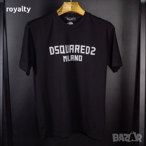 DSQUARED2 Мъжка Черна Тениска 