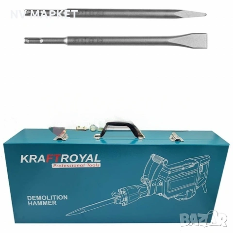 Къртач на ток 2400W в метален куфар, снимка 2 - Къртачи - 53839395