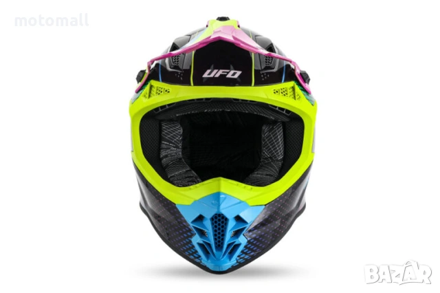 Крос каска UFO  Intrepid NERO/BLU нов модел 2026 , снимка 4 - Аксесоари и консумативи - 54217725