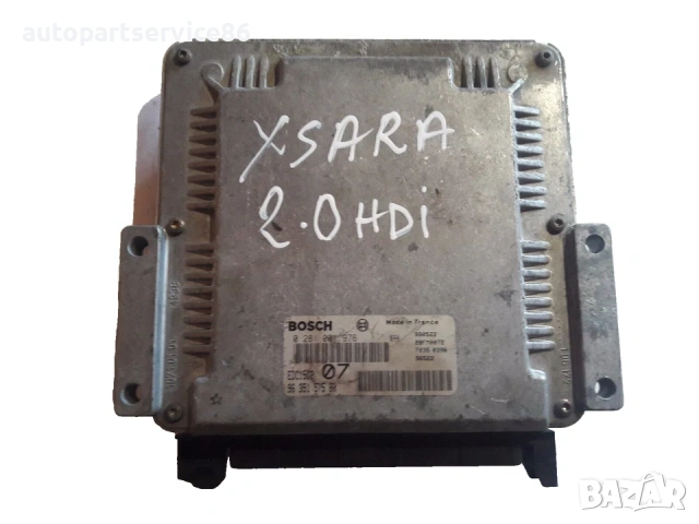 Електронен блок за управление на двигателя (ECU) за Citroen/Peugeot Xsara, 306 2.0 HDi 0281001976
