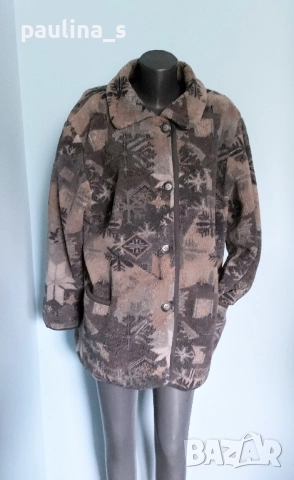 Два различни броя / Топло палто от полар тип teddy bear "L. L. Bean" и Италианско , снимка 12 - Палта, манта - 30408485