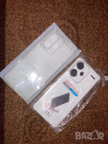 Противоударен + втори прозрачен силиконов кейс за Xiaomi Redmi Note 13 Pro+ 5G