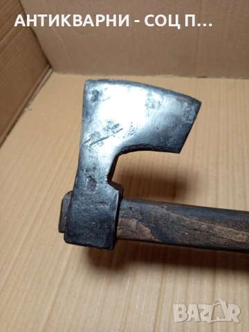 Соц Стара Ръчно Кована Масивна Брадва 1.700кг. НОМЕР 664., снимка 5 - Антикварни и старинни предмети - 53328897