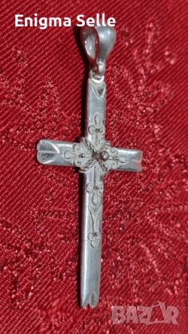 Сребърен кръст 925 , снимка 3 - Колиета, медальони, синджири - 52887920