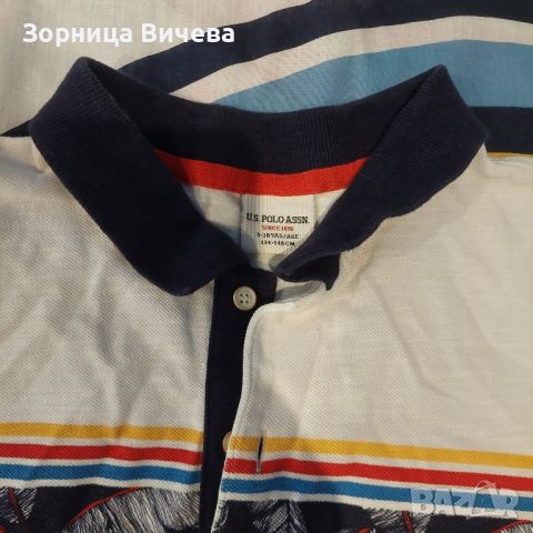 Блузки с яка U.s.Polo, снимка 3 - Детски Блузи и туники - 45263344