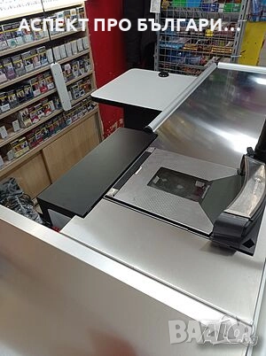 Касов модул 2,10m (нов) с вграден баркод скенер + везна + сейф за банкноти, снимка 7 - Стелажи и щандове - 52169126