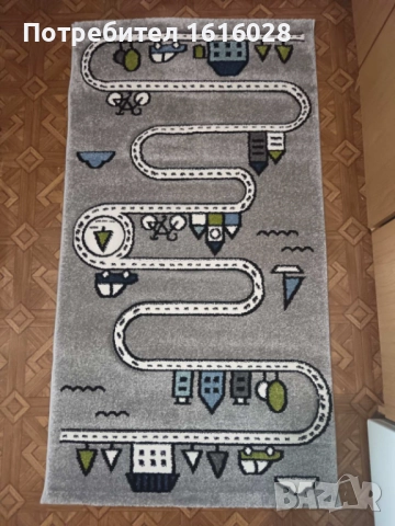 Детски образователен килим с улици,цифри,картинки и фигури на Paco Home., снимка 4 - Други - 51897652