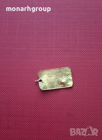 Златна плочка /999/, снимка 3 - Колиета, медальони, синджири - 53331141